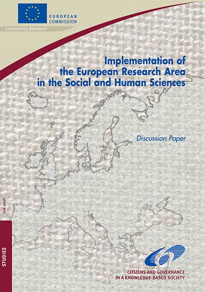 Image of the Implementation of the European Research Area in the Social and Human Sciences booklet